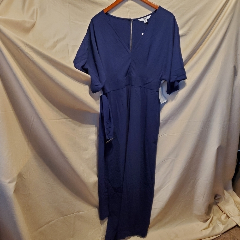 BB Datkota Steve Madden Swoop Neck Jumpsuit SZ MD
